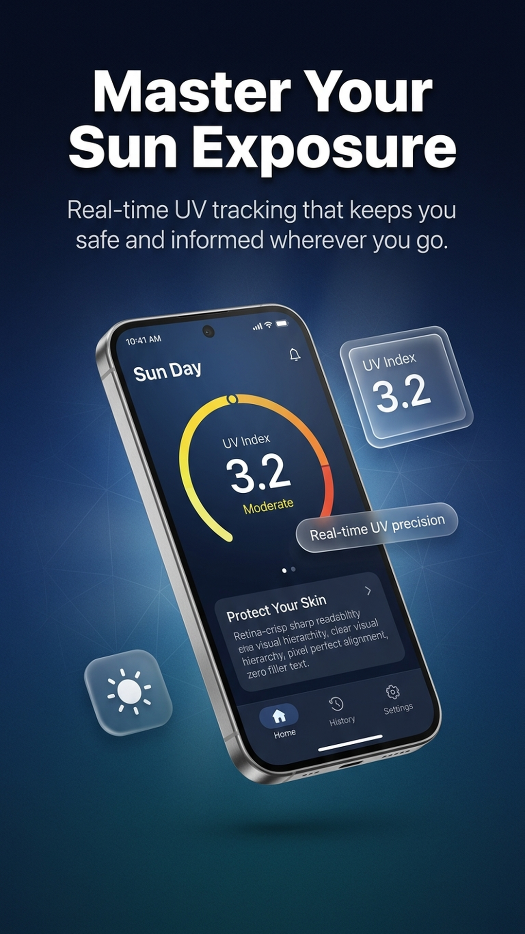 Sun Day - Tableau de bord UV en temps réel